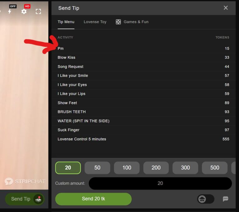 private messages, cheapest way to chat with cam models